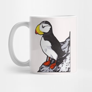 Puffin on Rock Mug